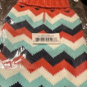 Melon Chevron Sweater